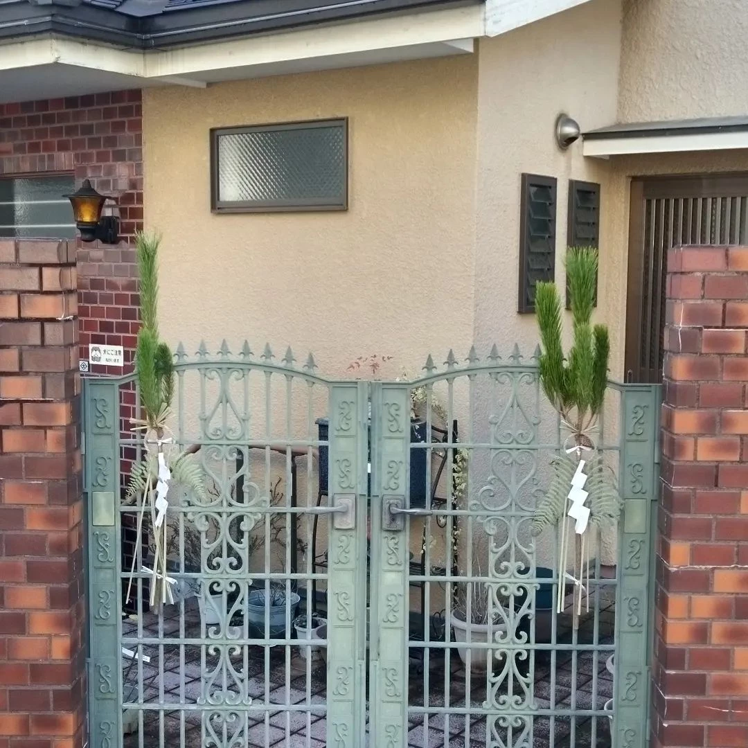 我が家の門飾り。