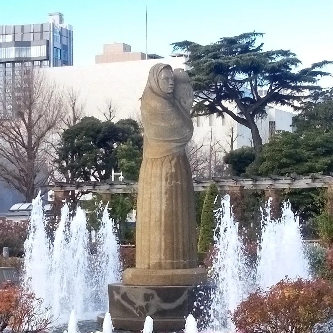 新春の横浜山下公園。